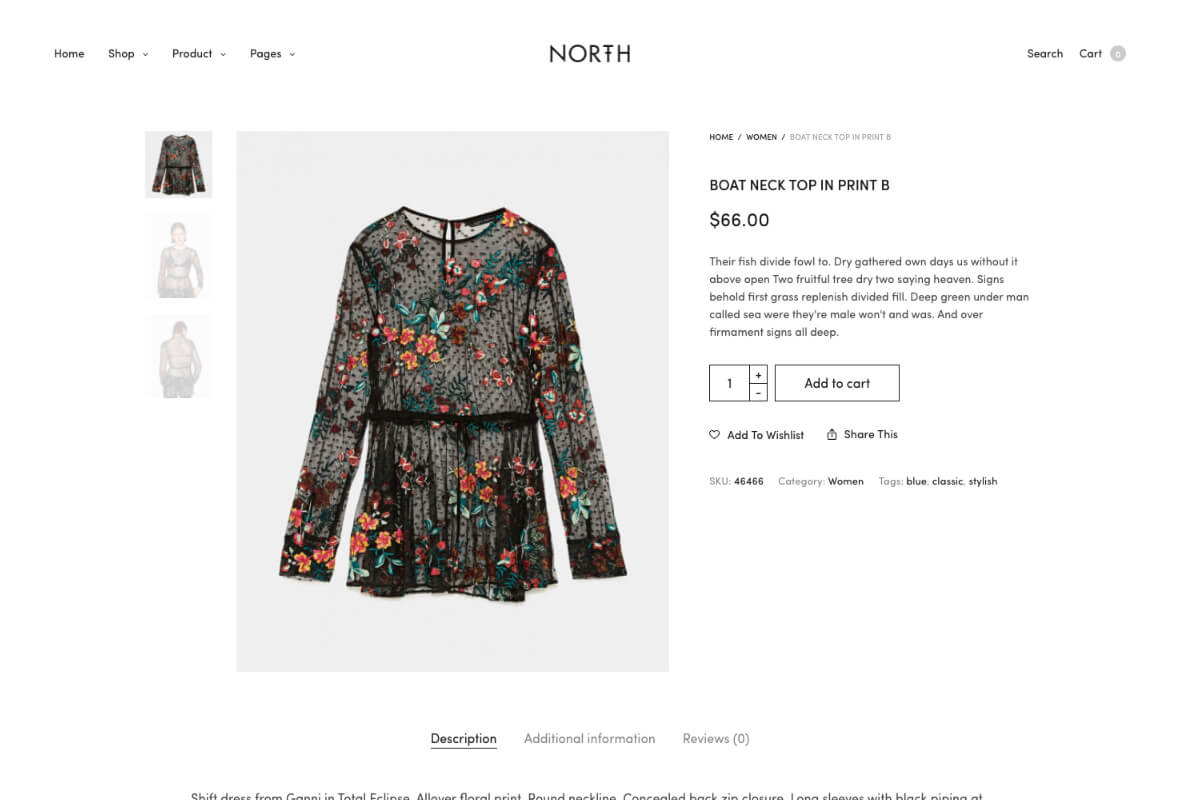 North - WooCommerce Product Styles