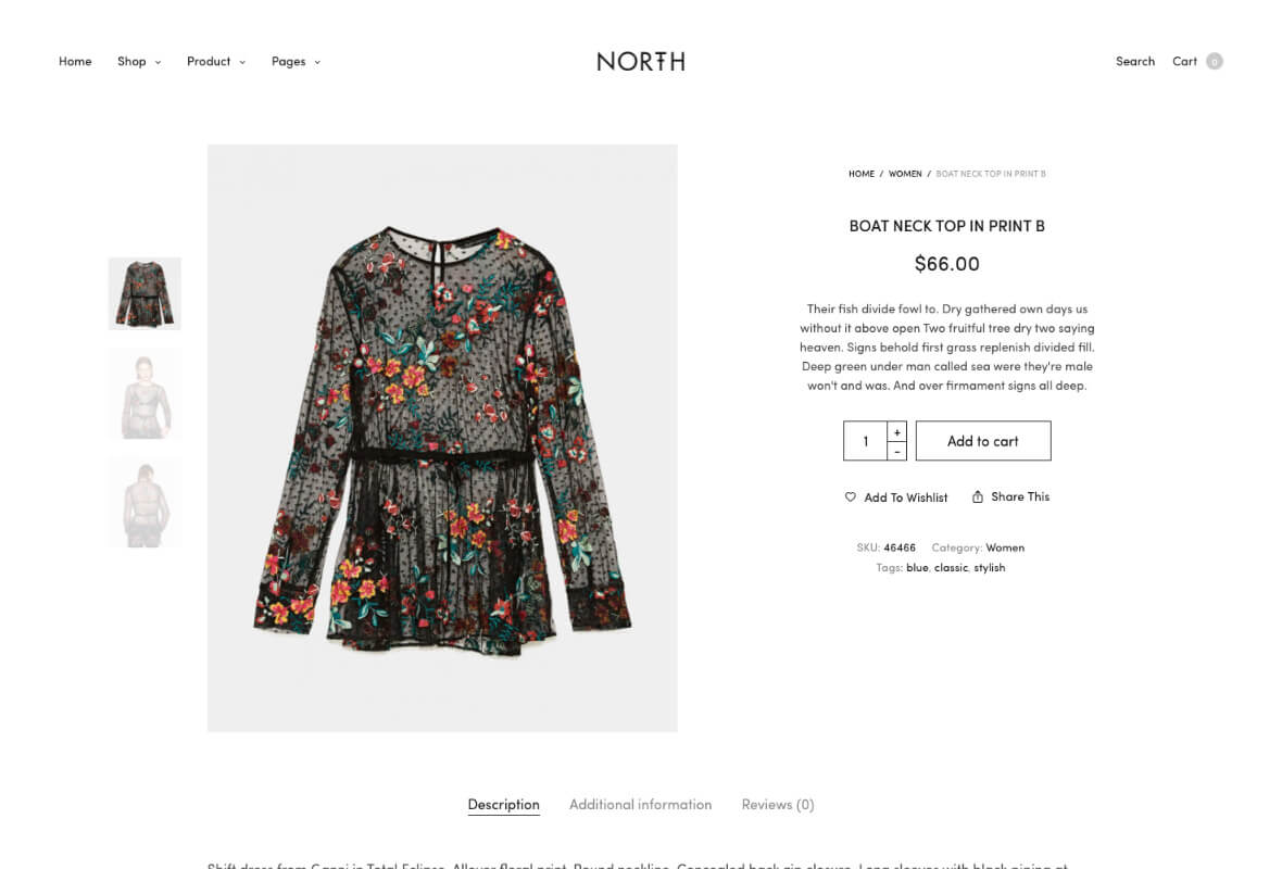North - WooCommerce Product Styles