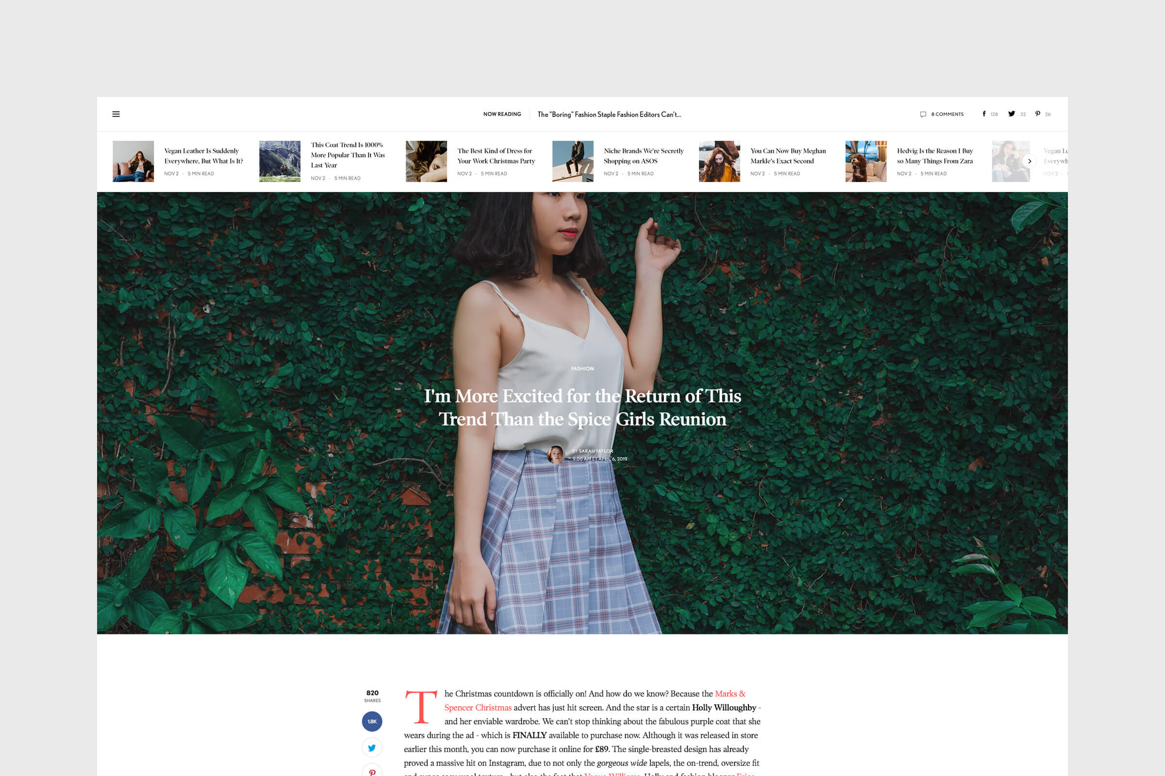 Magazine WordPress Theme Article Style - 5