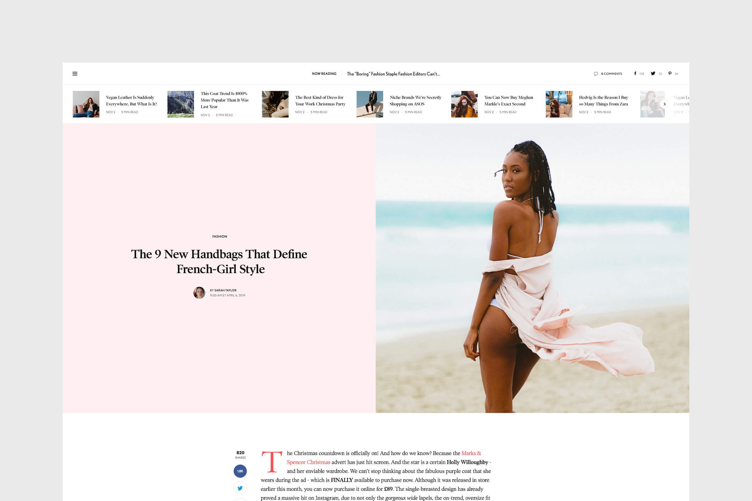 Magazine WordPress Theme Article Style - 8